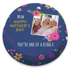 Photo Navy Floral Mother Cake (Letterbox gift cake (serves 2-4))